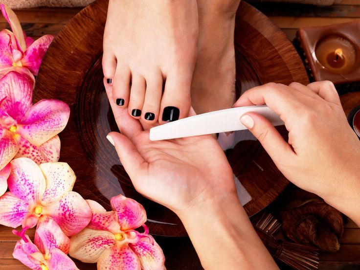 Crystal Pink Pedicure